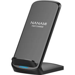 NANAMI Upgraded Fast Wireless Charger Fast Wireless Charging Stand Compatible Samsung Galaxyâ¦ instock